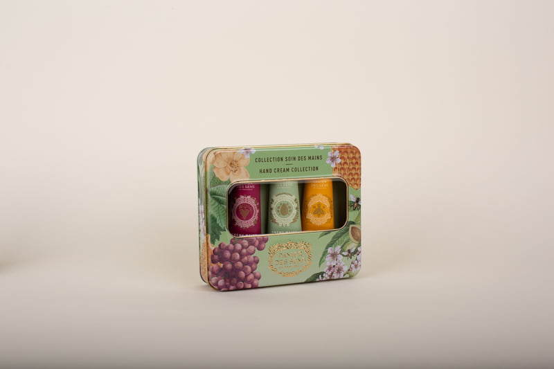 INTEMPORELS Tin box 3 Hand creams 30ml (1 fl.oz.) Almond Honey Grape (2023)